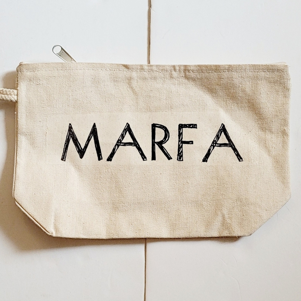 NWOT Marfa Canvas Zipper Pouch